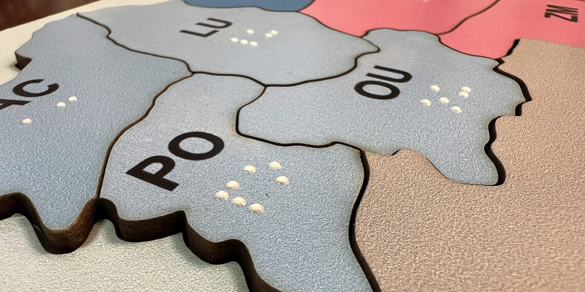 Descubre el puzzle inclusivo para personas con discapacidad visual